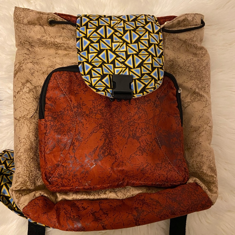 Tribal print backpack